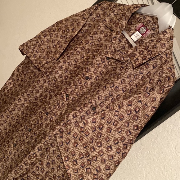 100%SILK SHORT SLEEVE SHIRT FROM CHIANARE - Picture 6 of 9